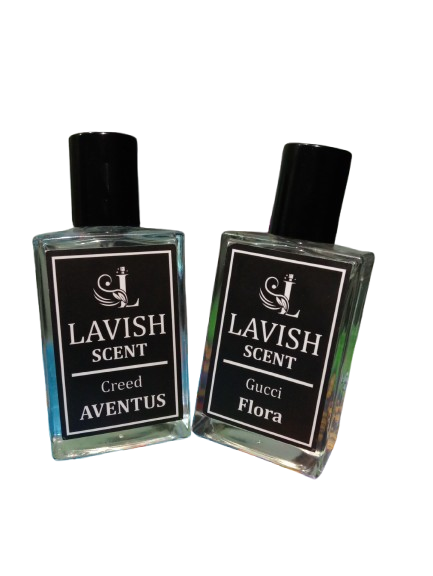 Lavish Scent presents, impression of Creed Aventus  and Gucci Flora